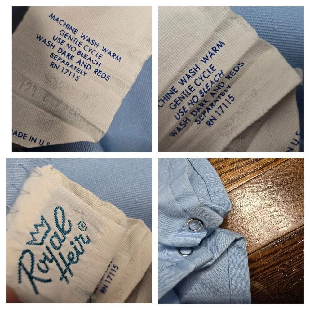Vintage Royal Heir Baby Blue Embroidered Rocking Horse One Piece